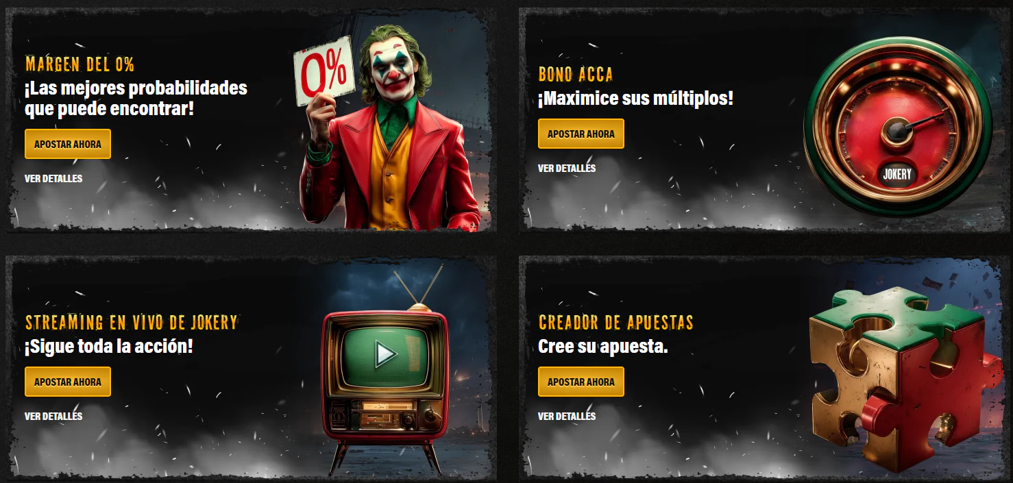 Jokery Casino bonos de apuestas deportivas